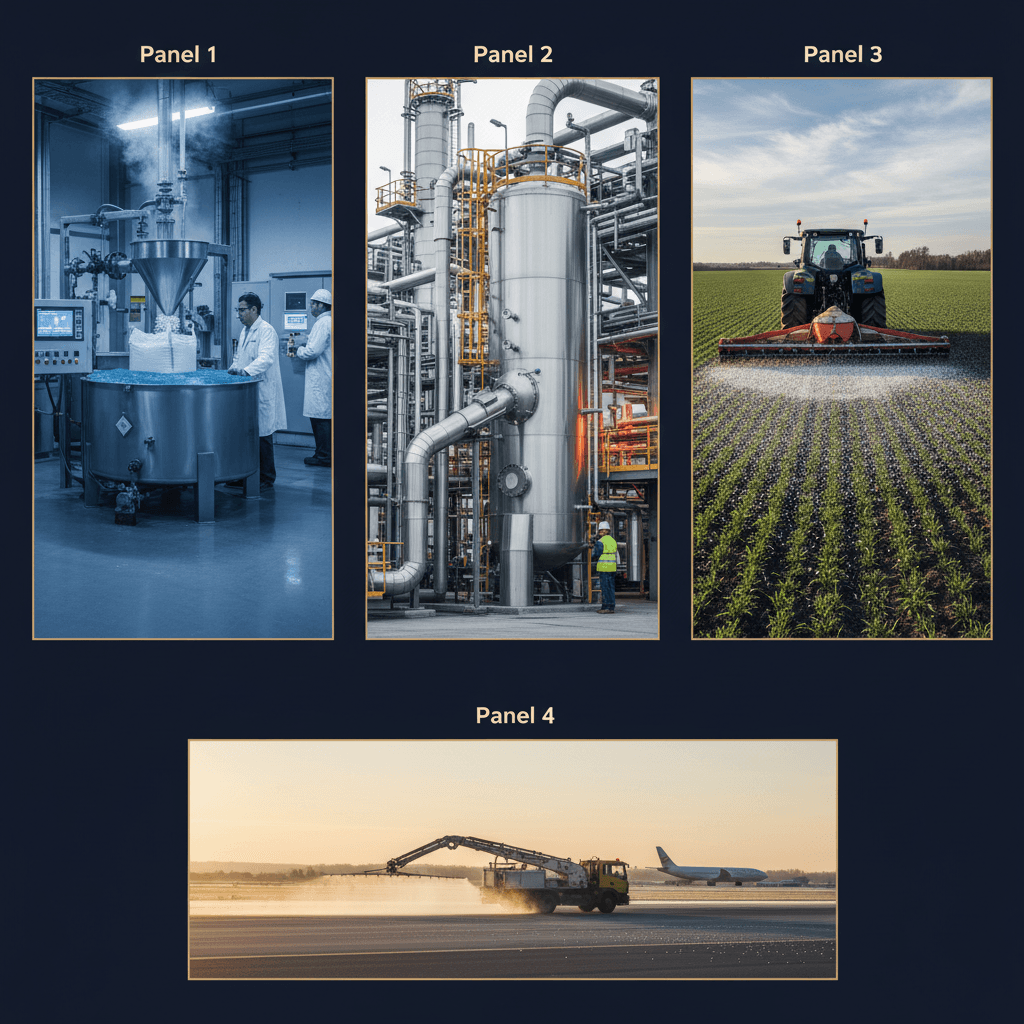 Geprillter Harnstoff